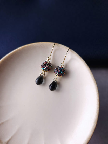 Simple Drop Earrings -  Chromatic Rainbow