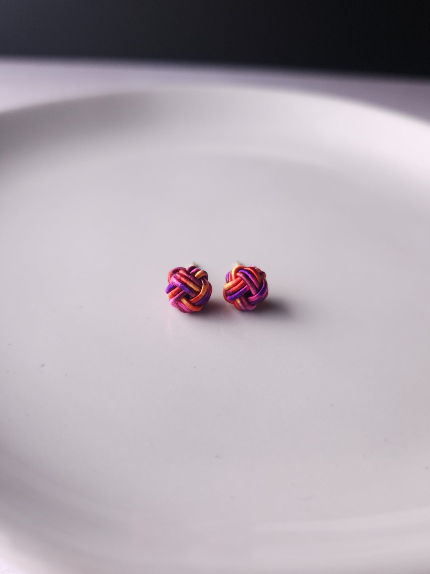 Awaji Knot - Purple Pink Mix