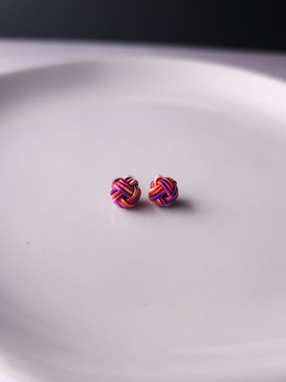 Awaji Knot - Purple Pink Mix