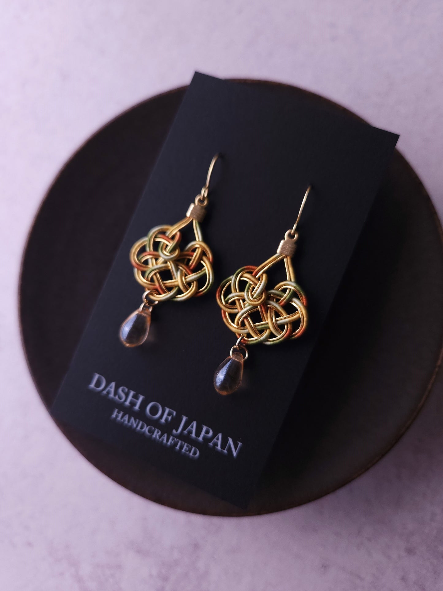 Kesa knot - Orange Green