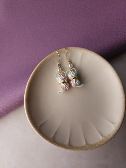 Cat Earrings - Pastel Rainbow