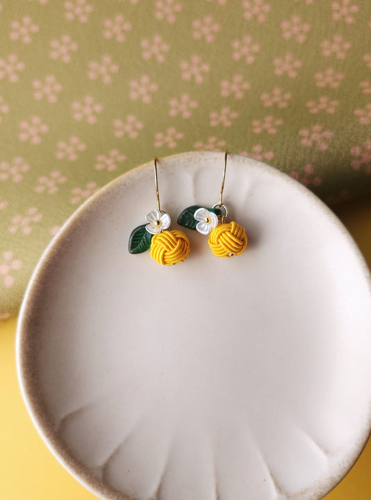 Fruits Earrings - Yuzu
