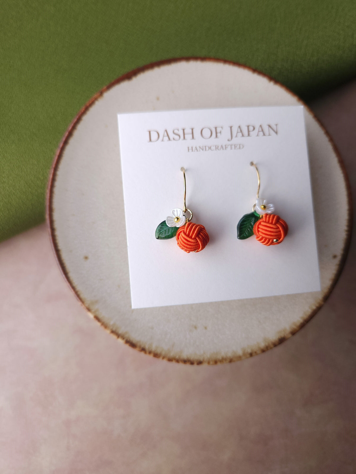 Fruits Earrings - Orange