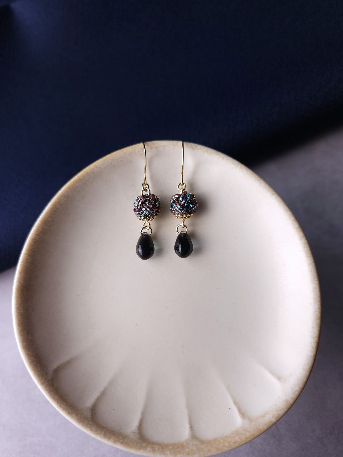 Simple Drop Earrings -  Chromatic Rainbow