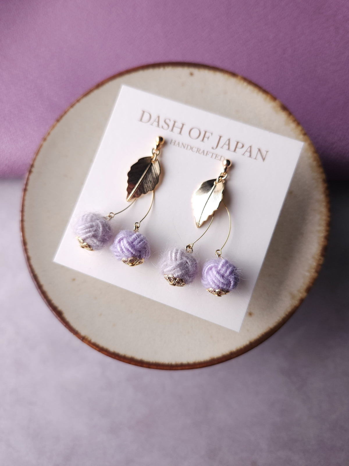 Fluffy Cherry Drop - Lilac Purple