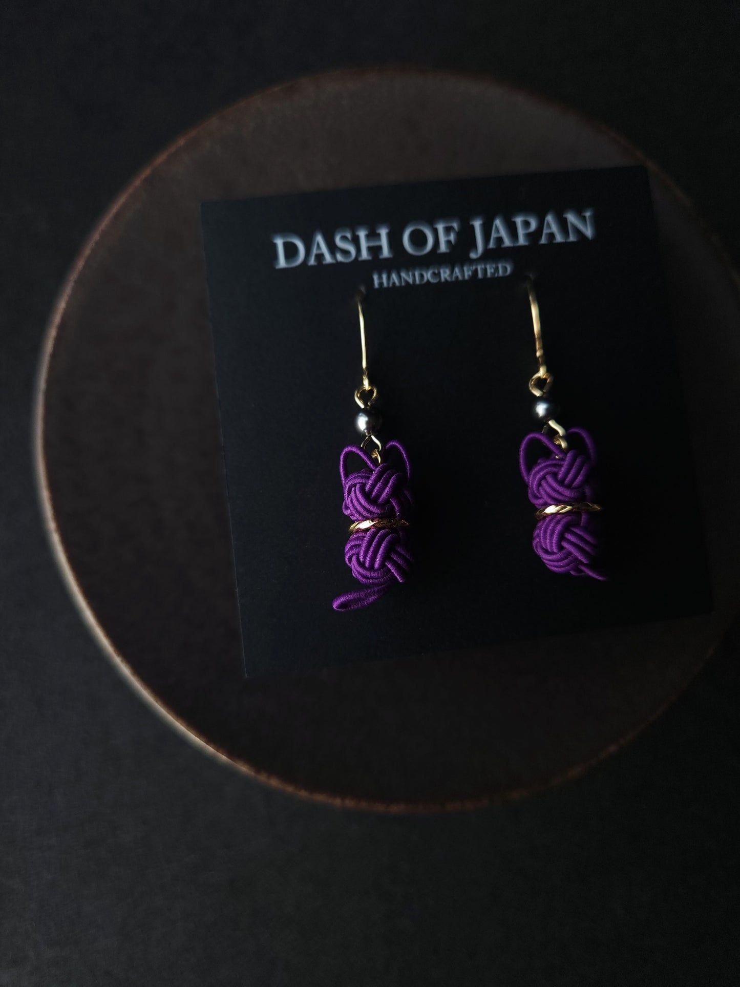 Cat Earrings - Purple