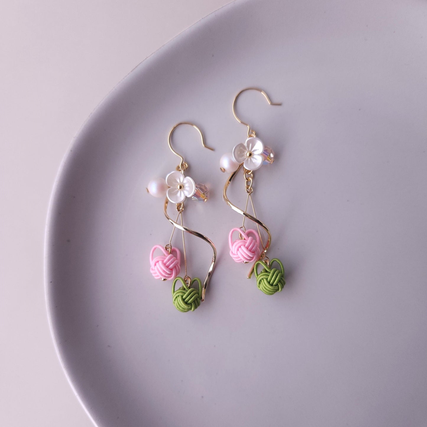 Sakura Cat - Pink & Green