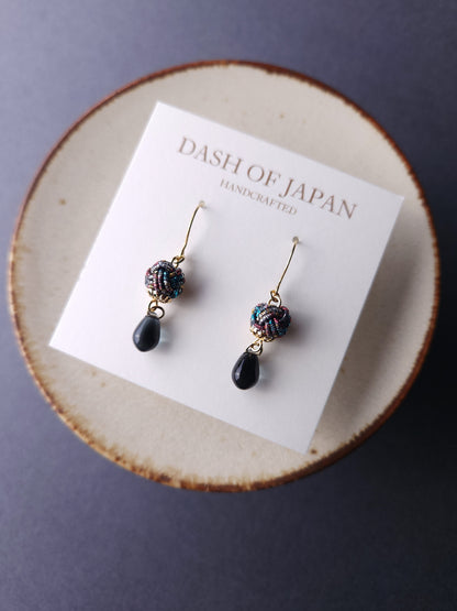 Simple Drop Earrings -  Chromatic Rainbow