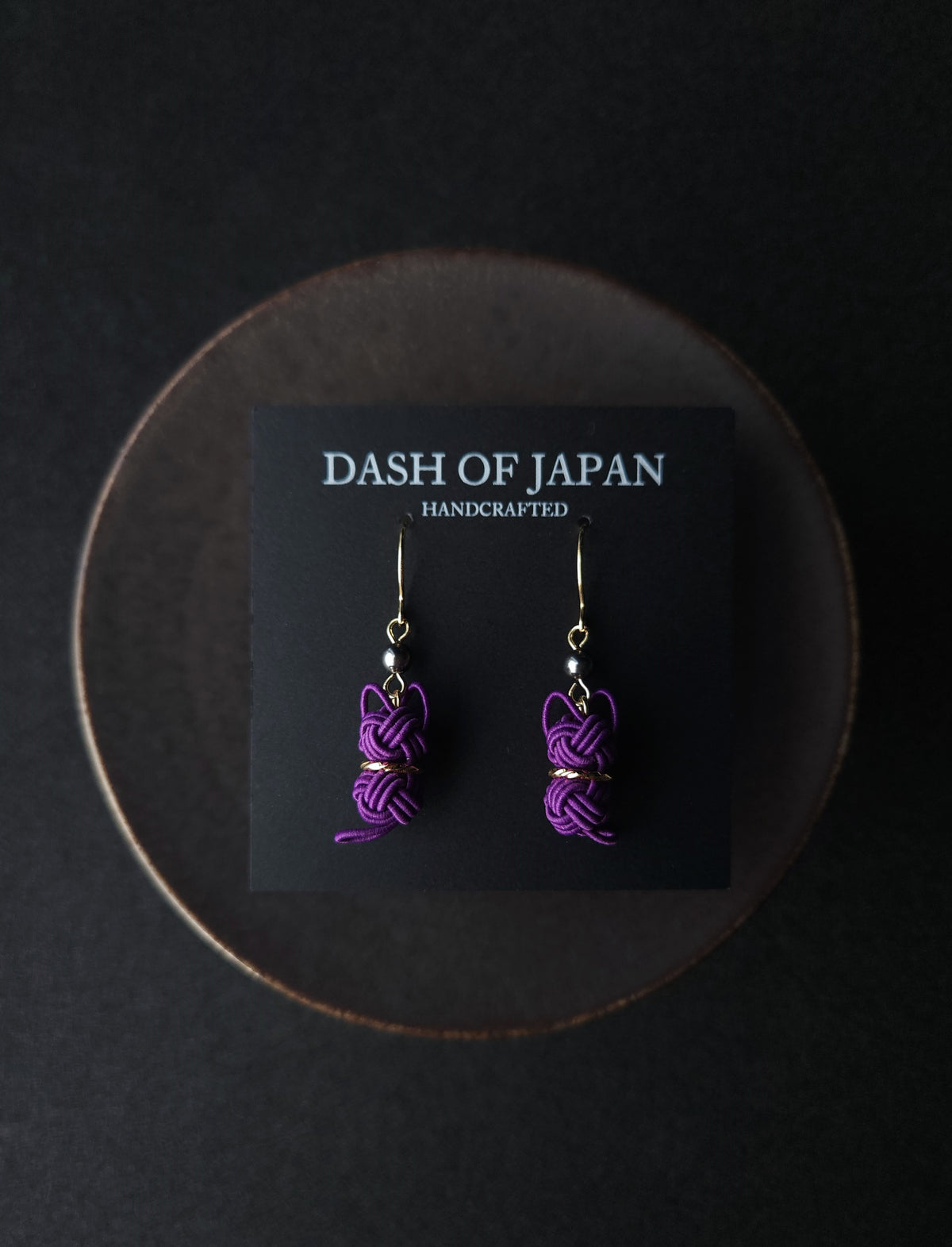 Cat Earrings - Purple