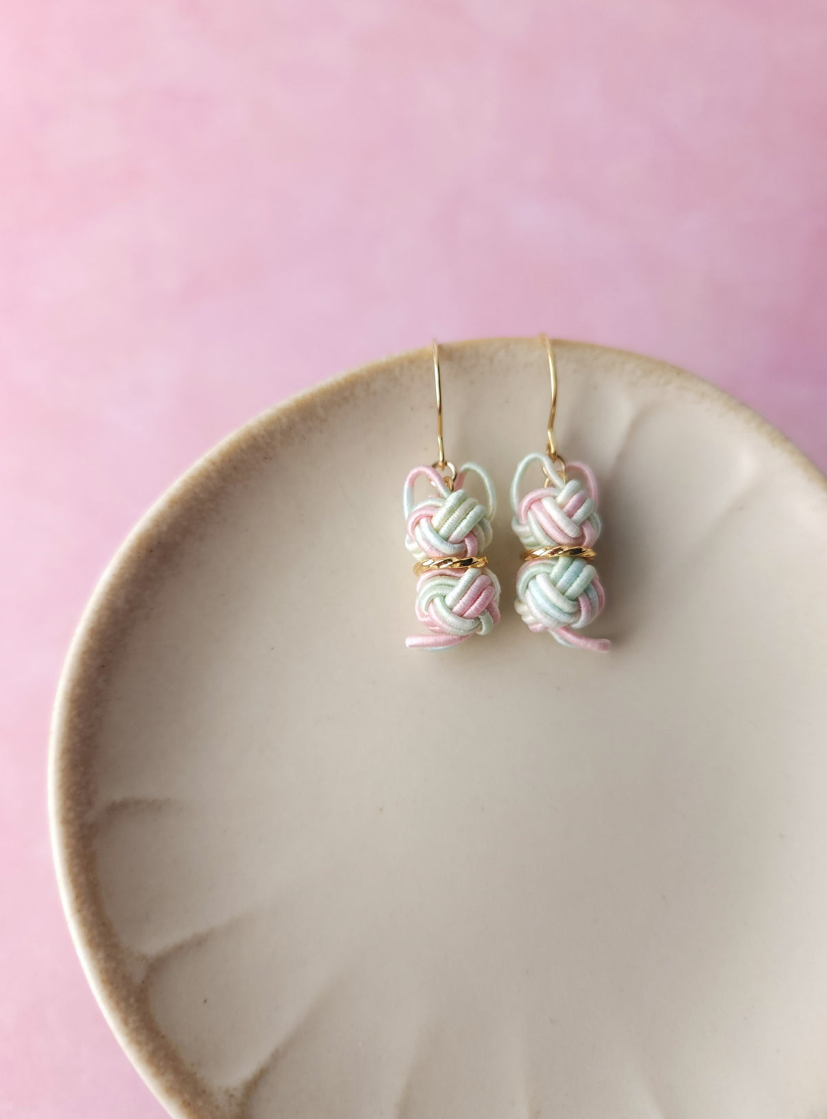 Cat Earrings - Pastel Rainbow