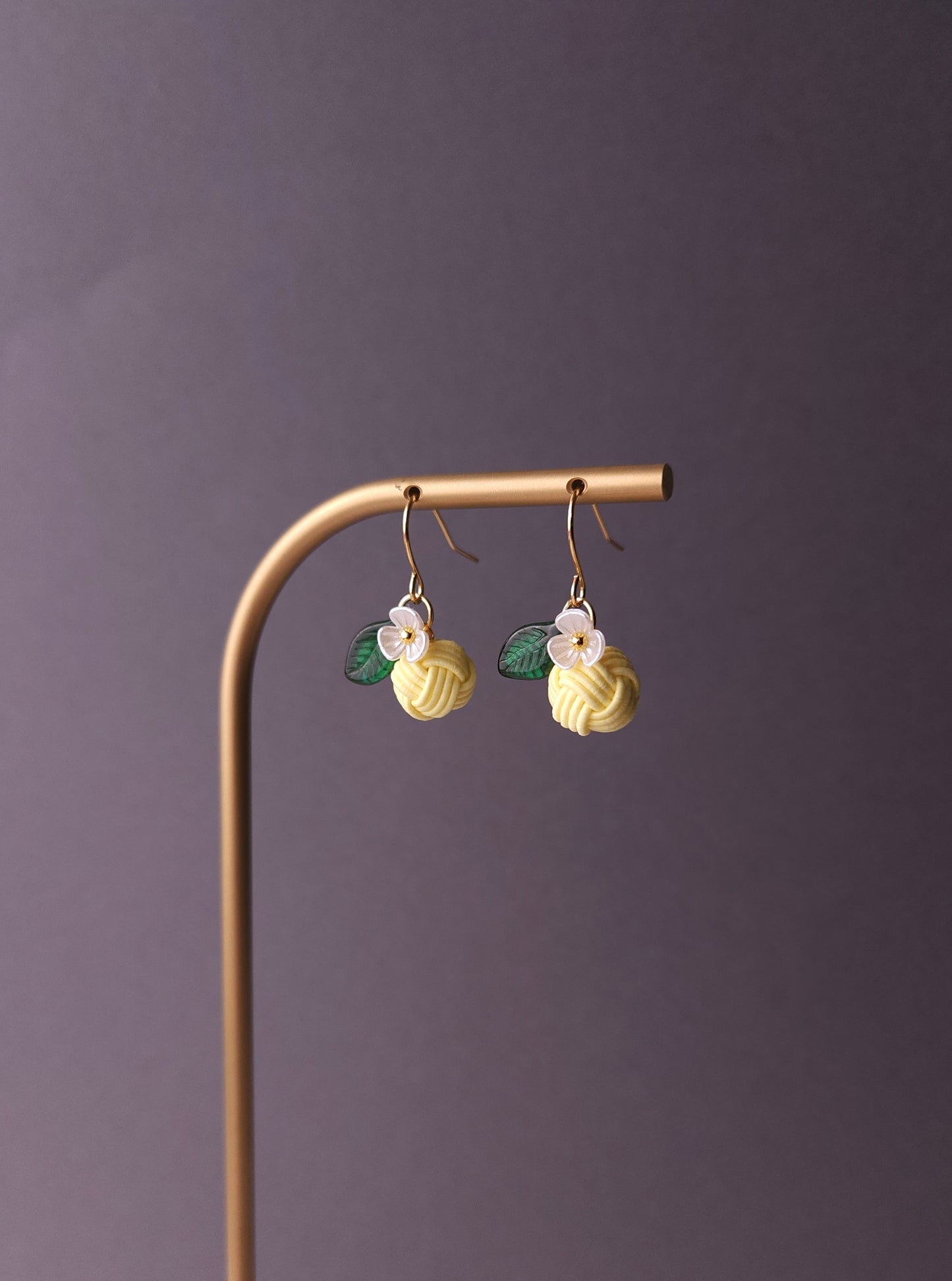 Fruits Earrings - Lemon