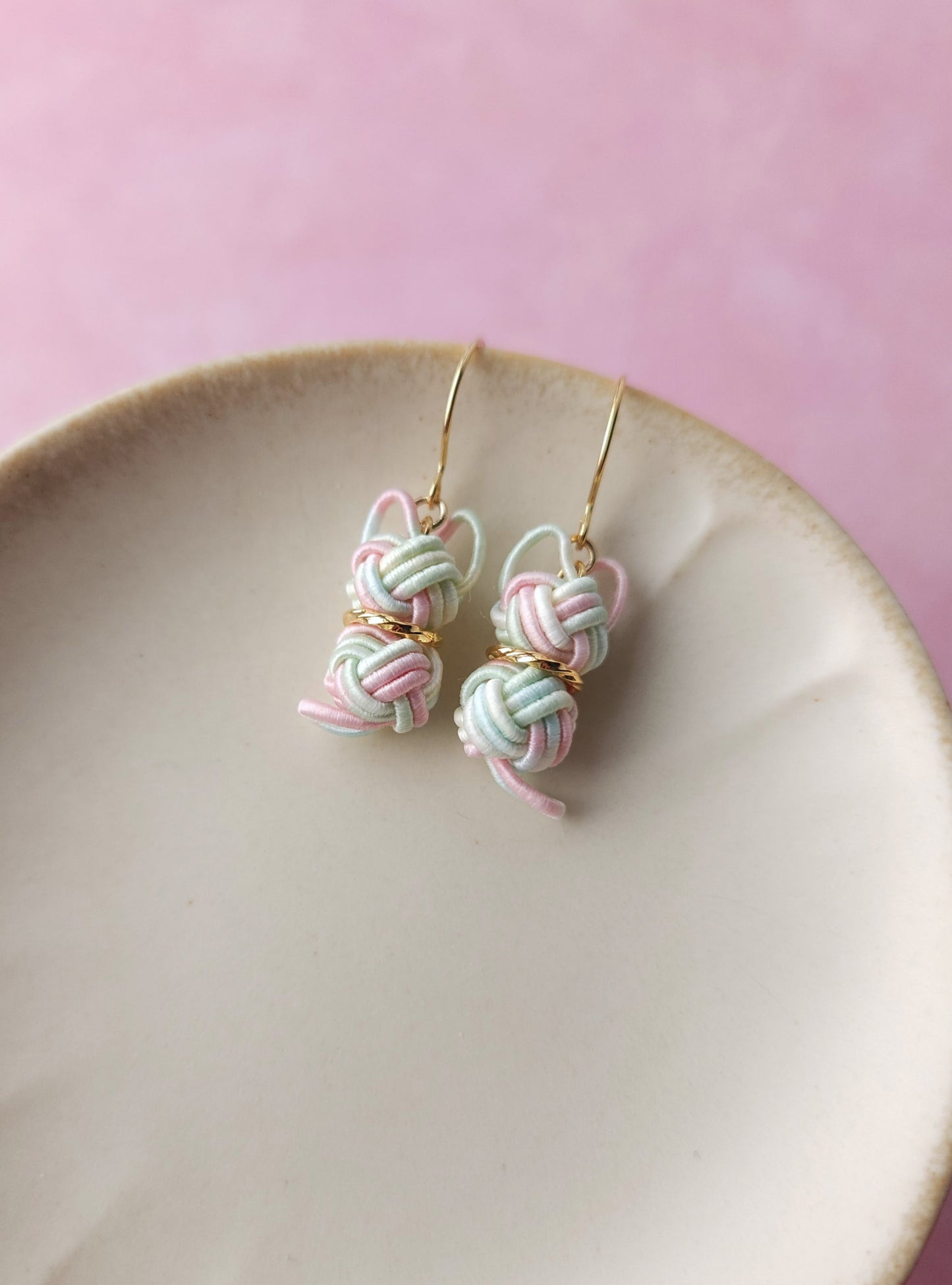 Cat Earrings - Pastel Rainbow
