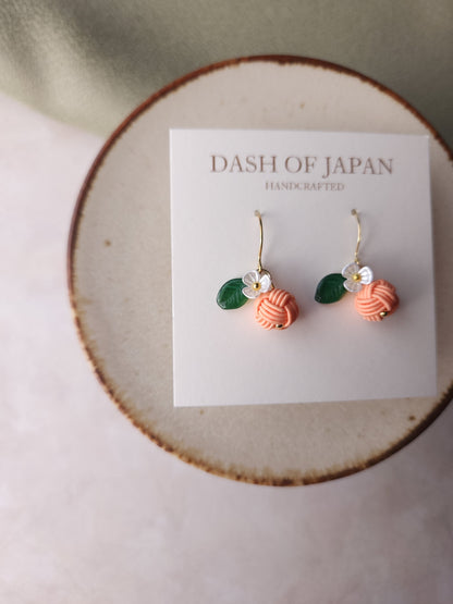 Fruits Earrings - Apricot