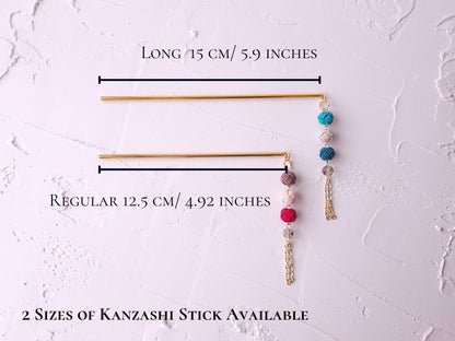 Kanzashi - Yellow Flower