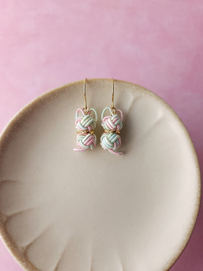 Cat Earrings - Pastel Rainbow