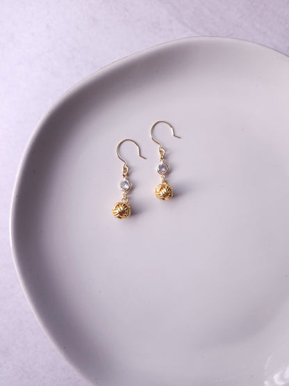 Simple Drop - Metallic Gold