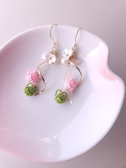 Sakura Cat - Pink & Green