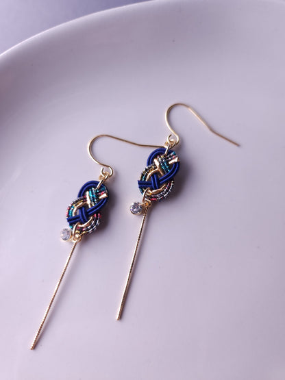 Small Mizuhiki Knot - Navy Blue