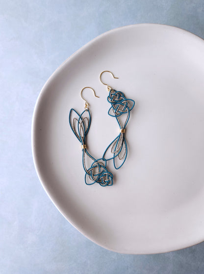 Koi Fish - Teal Green