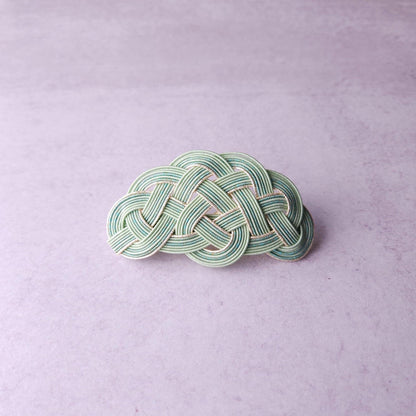 Hair Barrette - Light Green