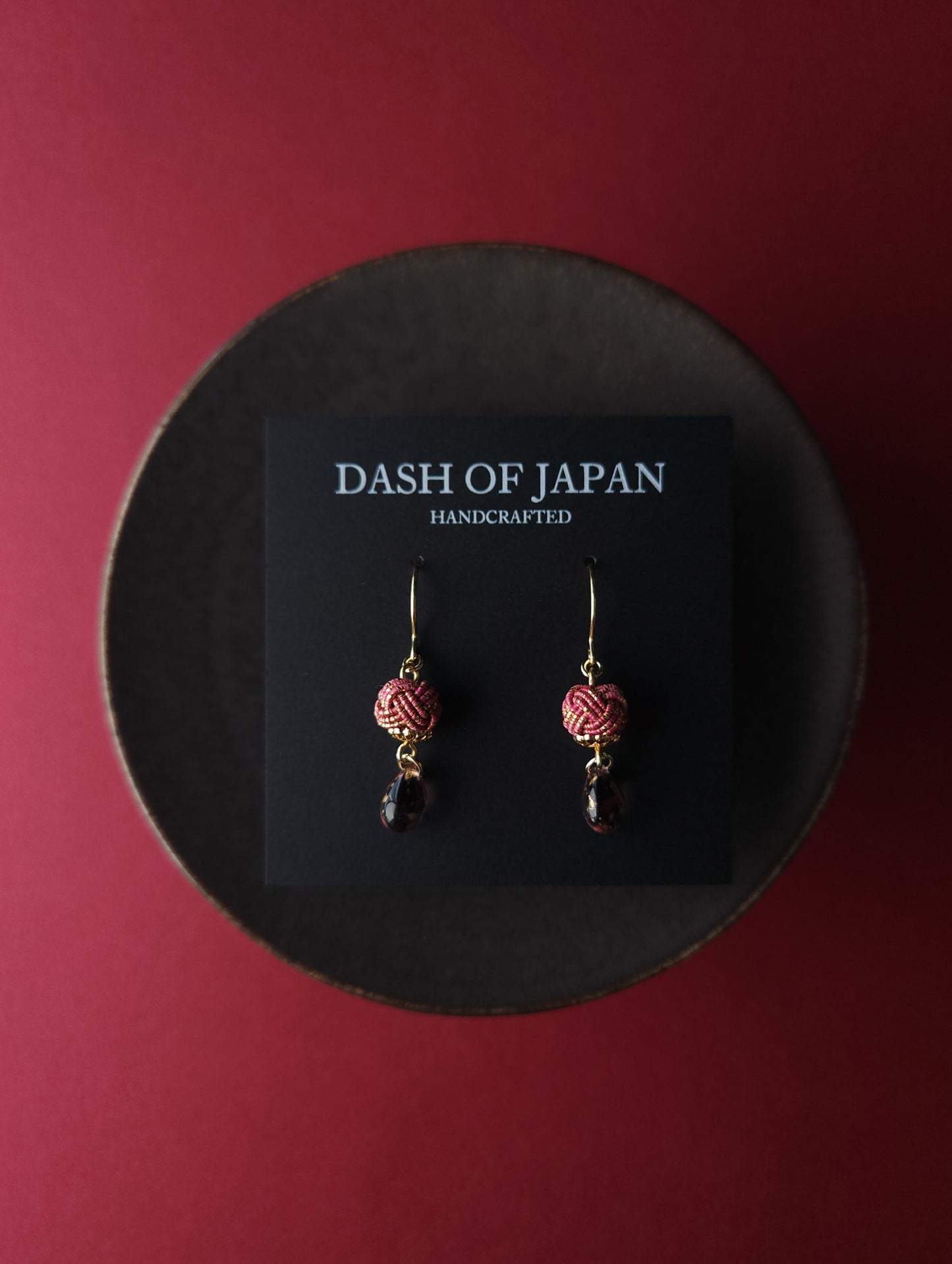 Simple Drop  - Wine Red