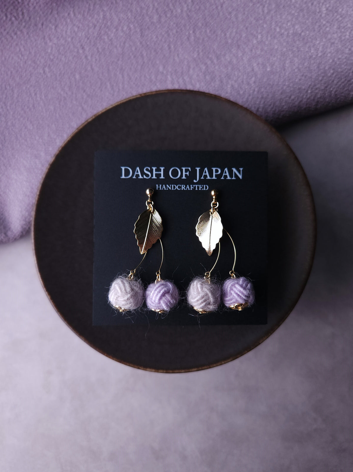Fluffy Cherry Drop - Lilac Purple