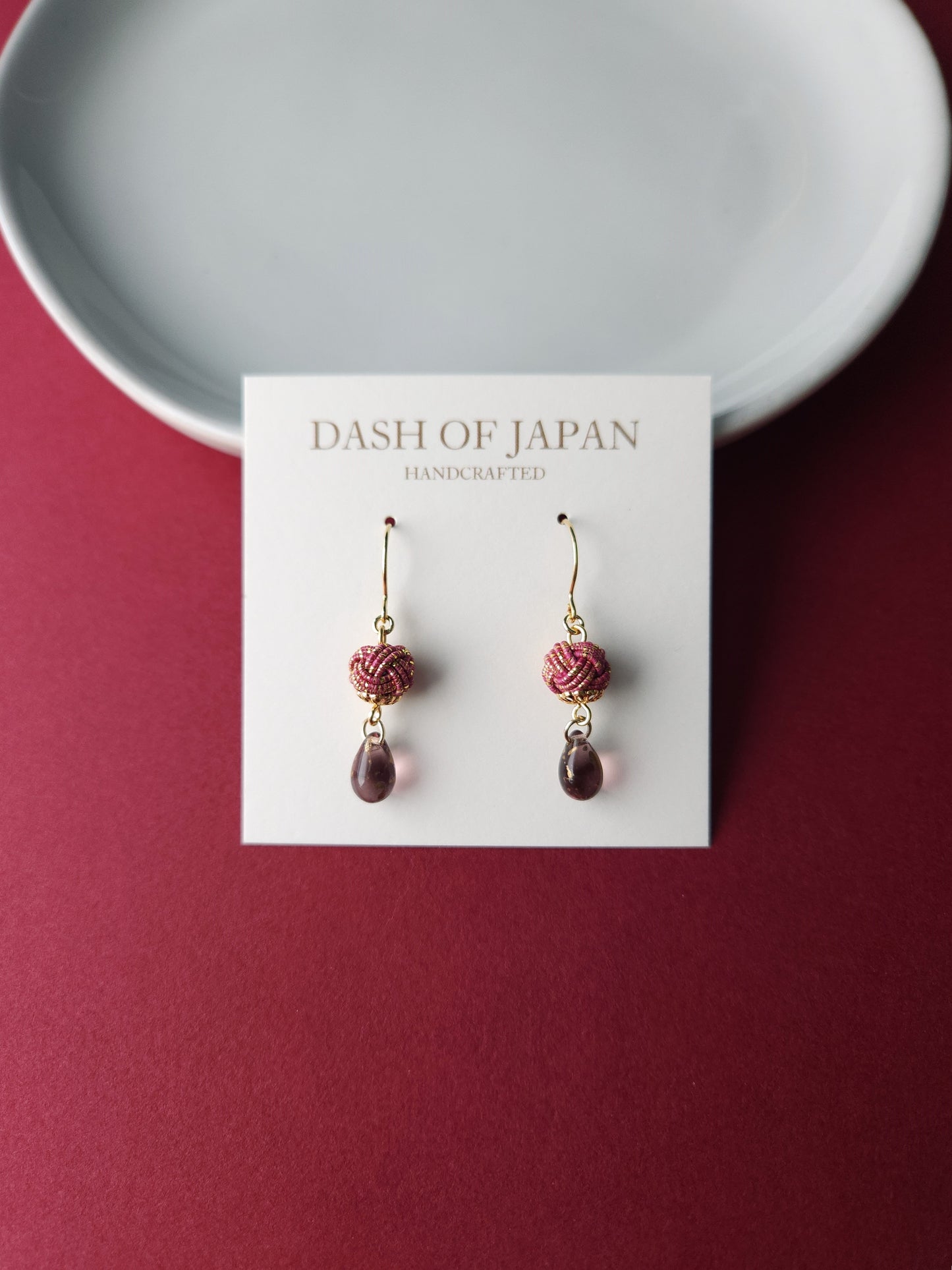 Simple Drop  - Wine Red