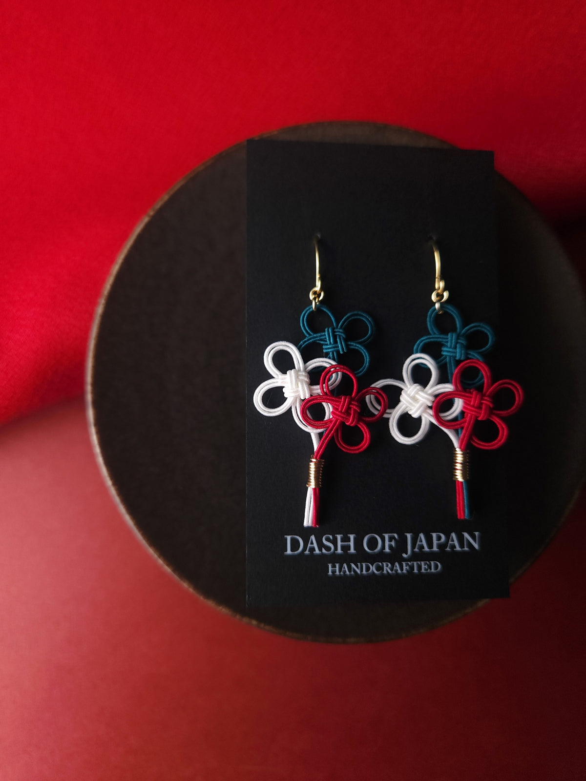 Bouquet -Teal x Dark Red x White