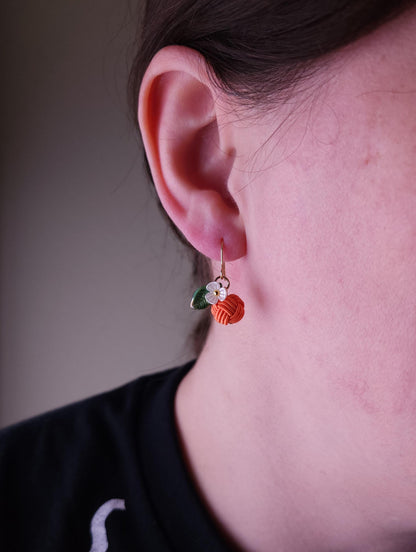 Fruit Earrings- Kaki