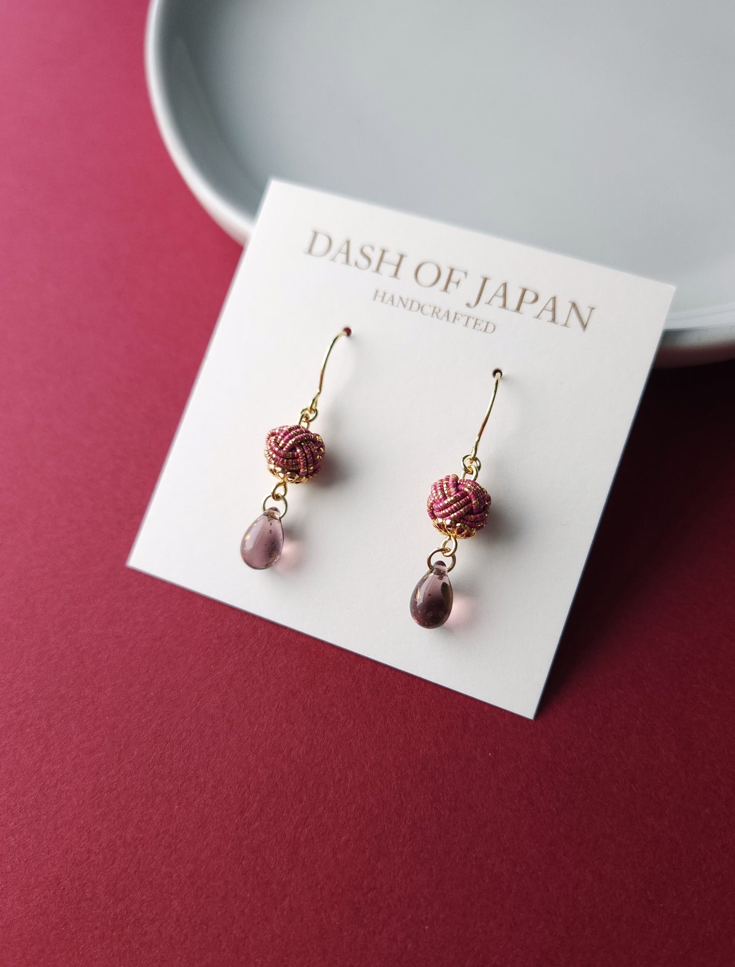Simple Drop  - Wine Red