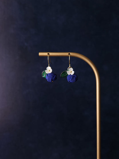 Fruits Earrings - Blueberry