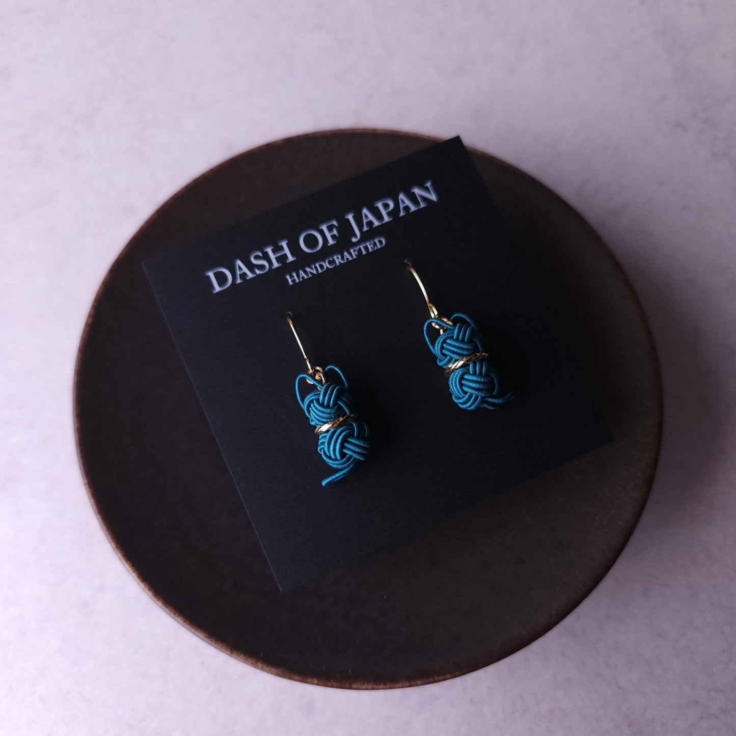 Cat Earrings  - Teal Green