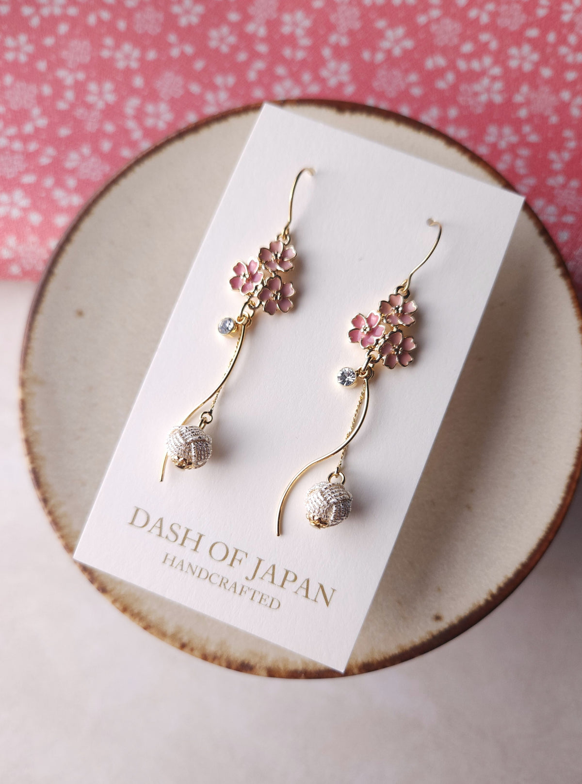 Sakura Blossom Earrings - Sakura Pink
