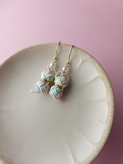 Cat Earrings - Pastel Rainbow