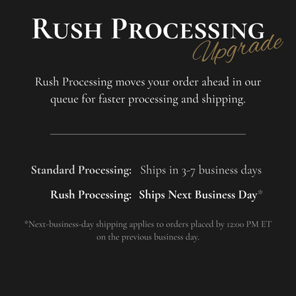 Rush Processing - Ships Next Business Day