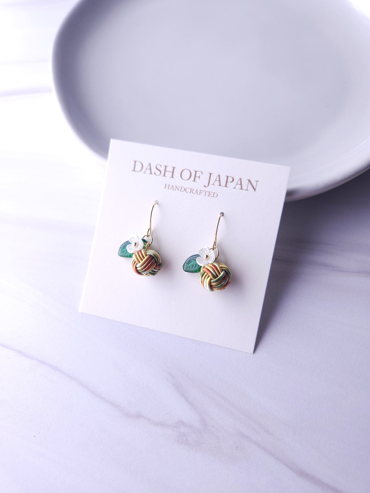 Fruits Earrings -Orange Green Mix