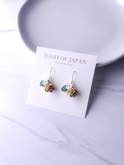 Fruits Earrings -Orange Green Mix