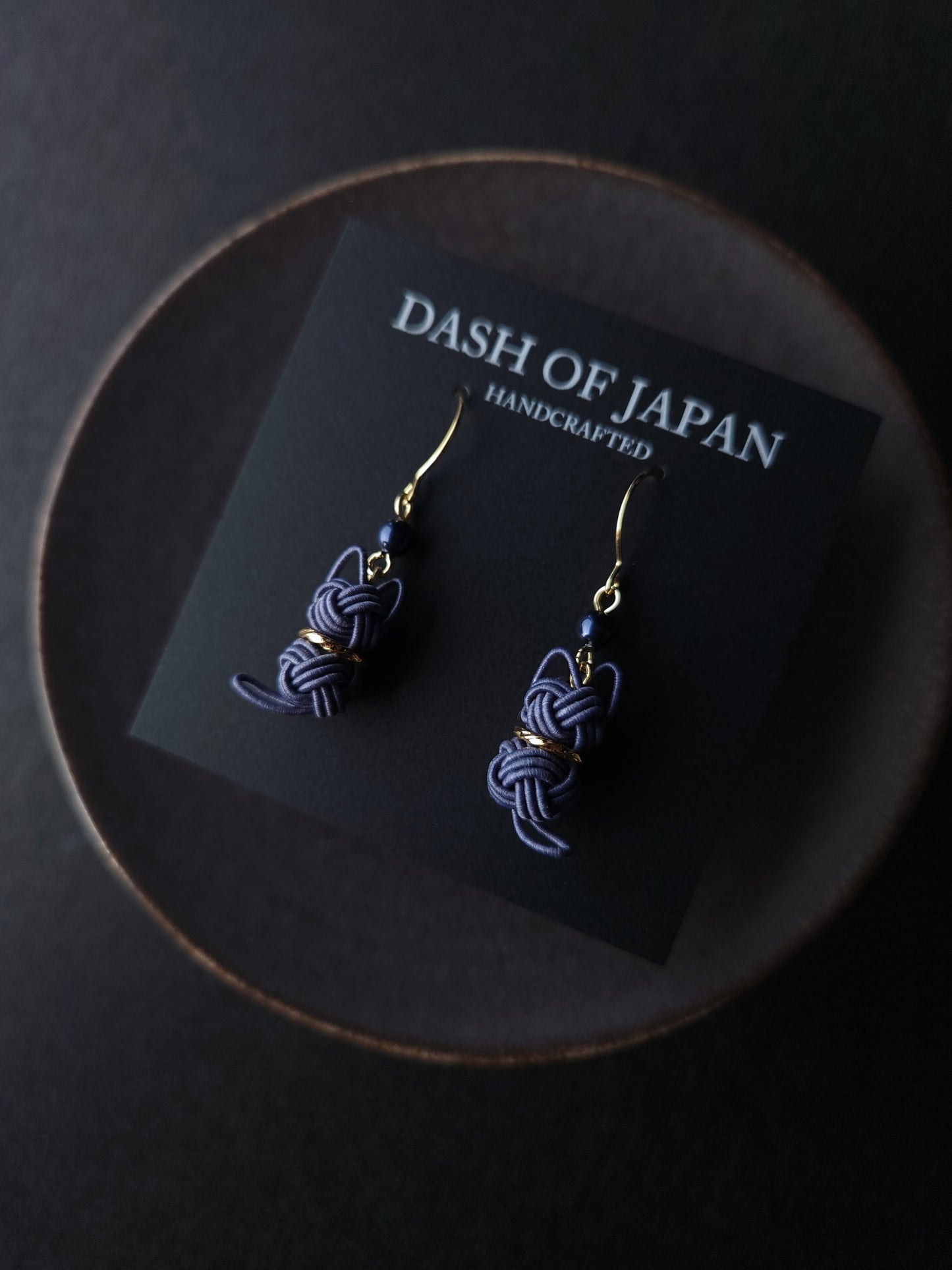 Cat Earrings - Blue Gray