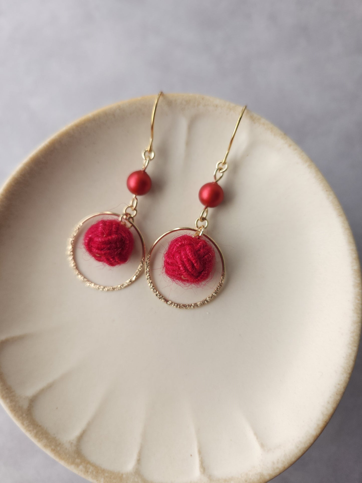Hoop - Fluffy Red