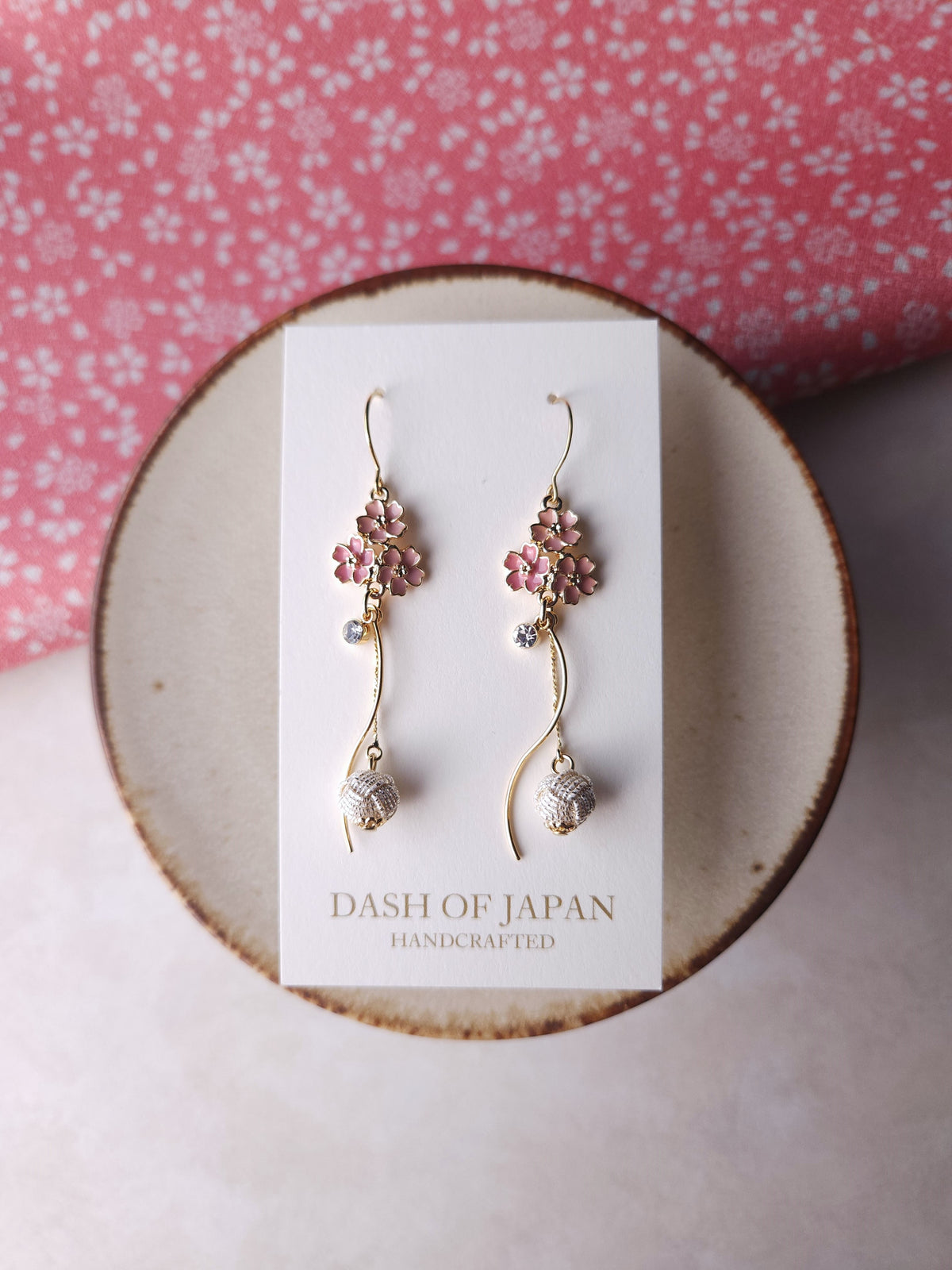Sakura Blossom Earrings - Sakura Pink