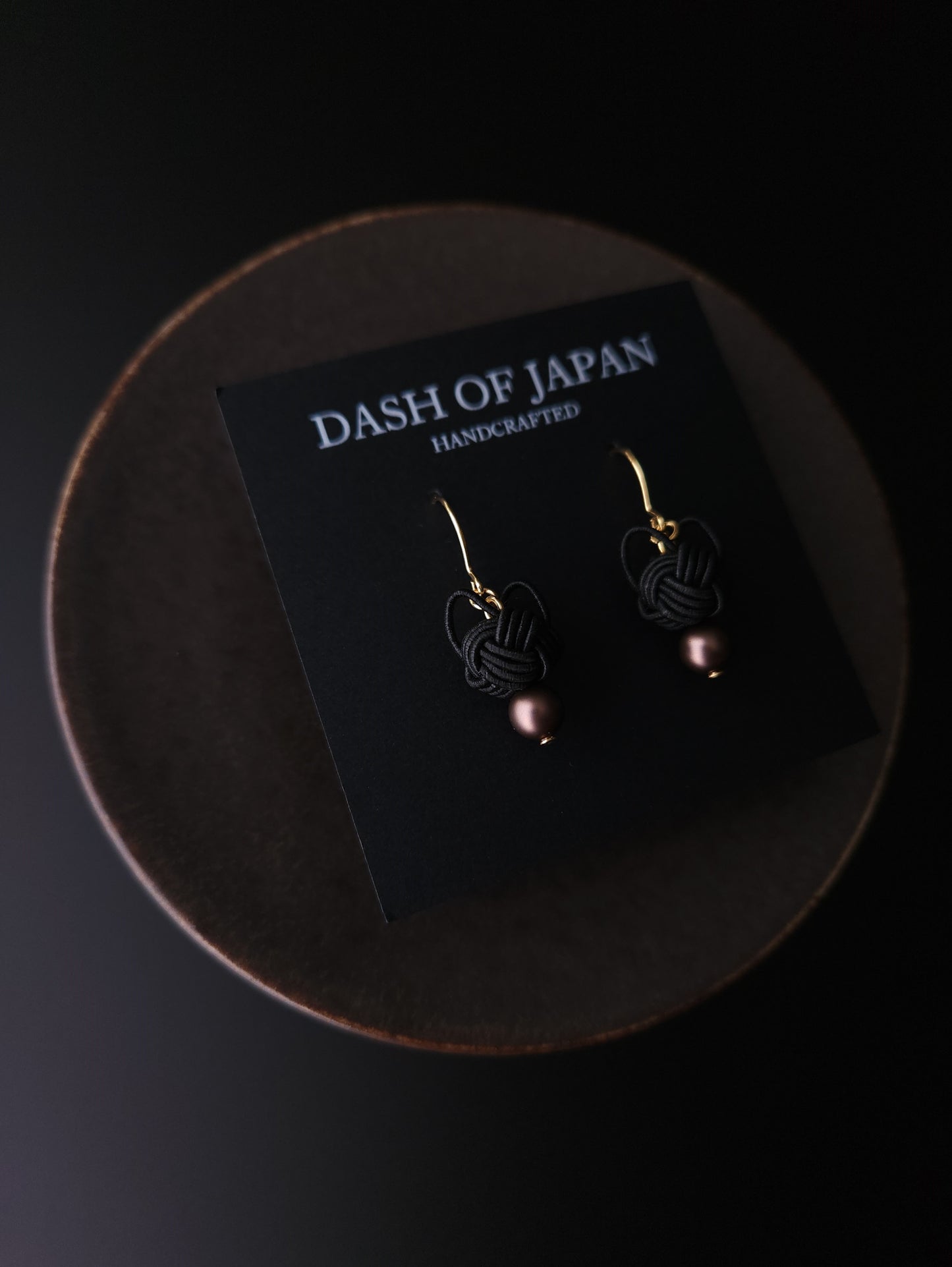 Cat Head Earrings - Black