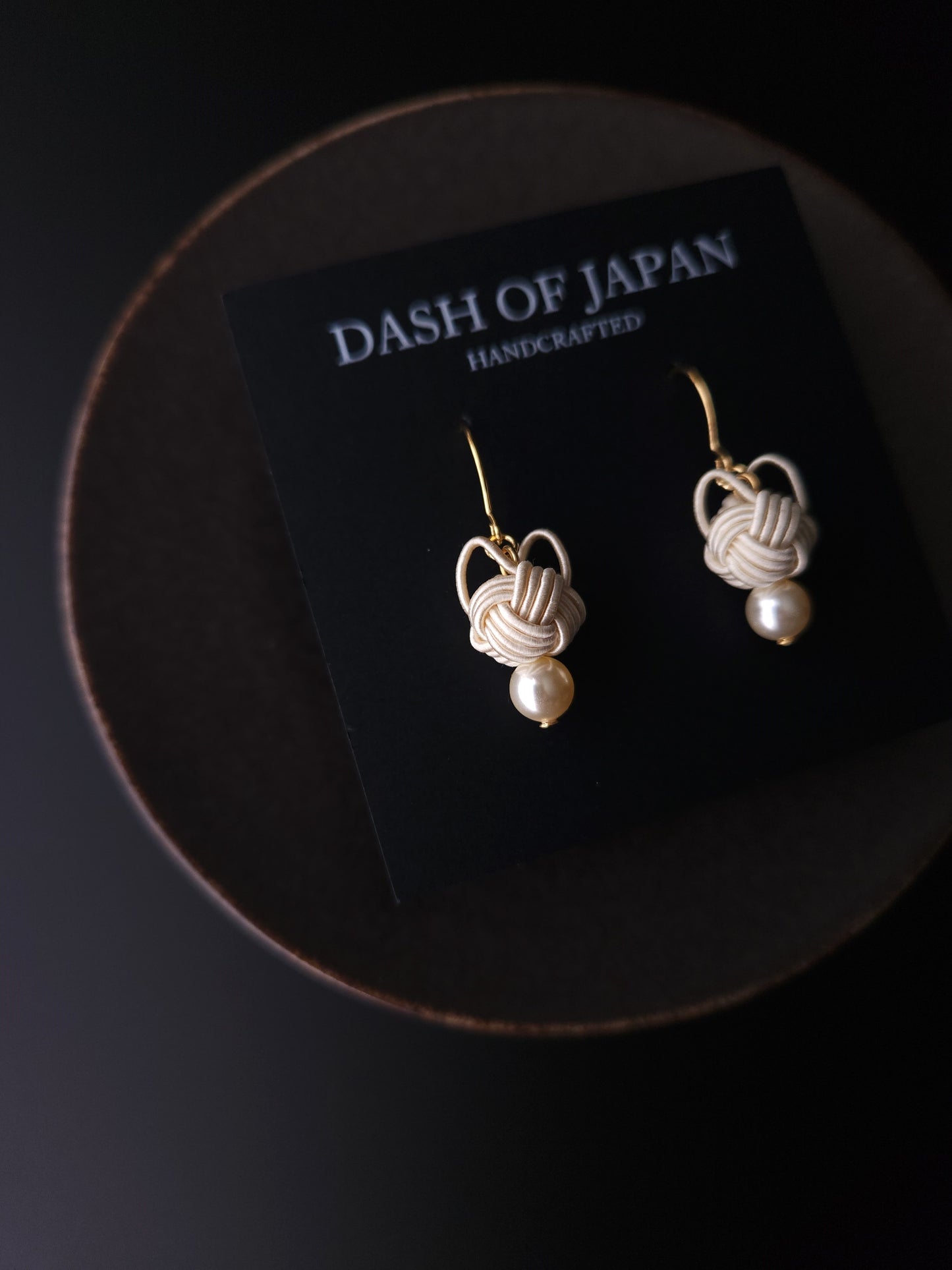 Cat Head Earrings - White