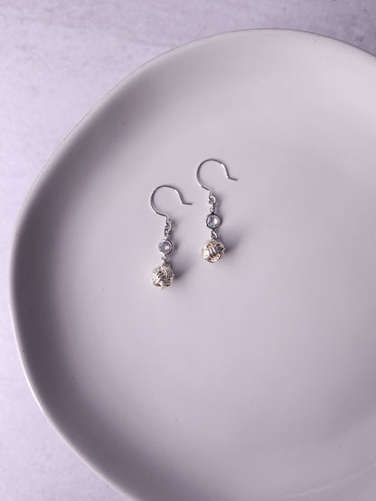 Simple Drop - Metallic Silver