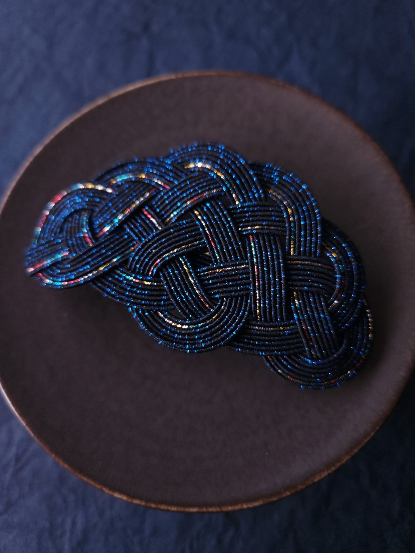 Hair Barrette - Galaxy Blue