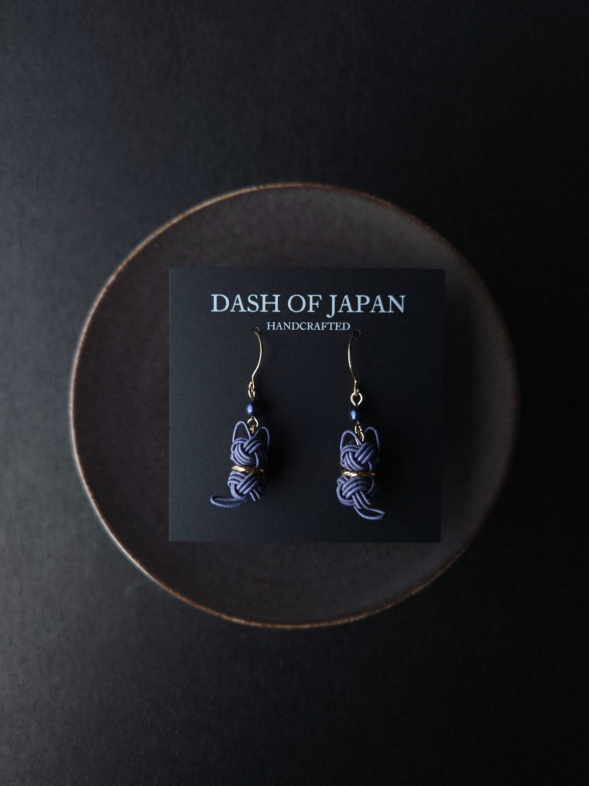 Cat Earrings - Blue Gray
