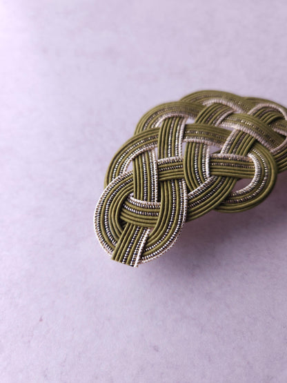 Hair Barrette - Matcha Green