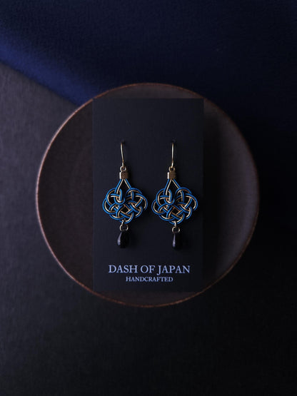 Kesa knot - Peacock Blue