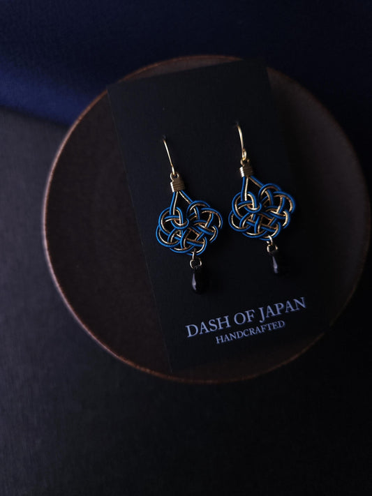 Kesa knot - Peacock Blue