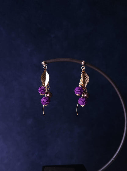 Flower Drop - Grape purple