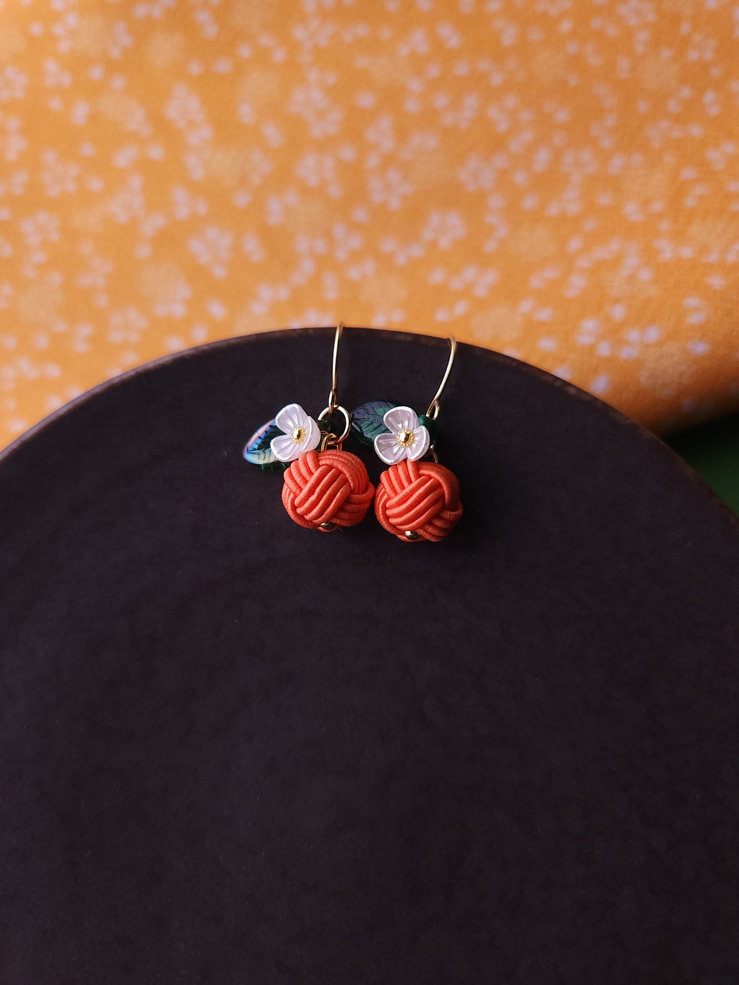 Fruits Earrings - Orange